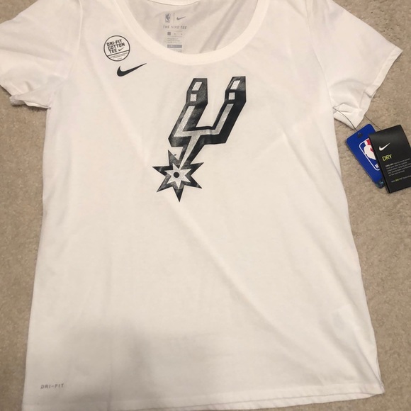 spurs dri fit shirt